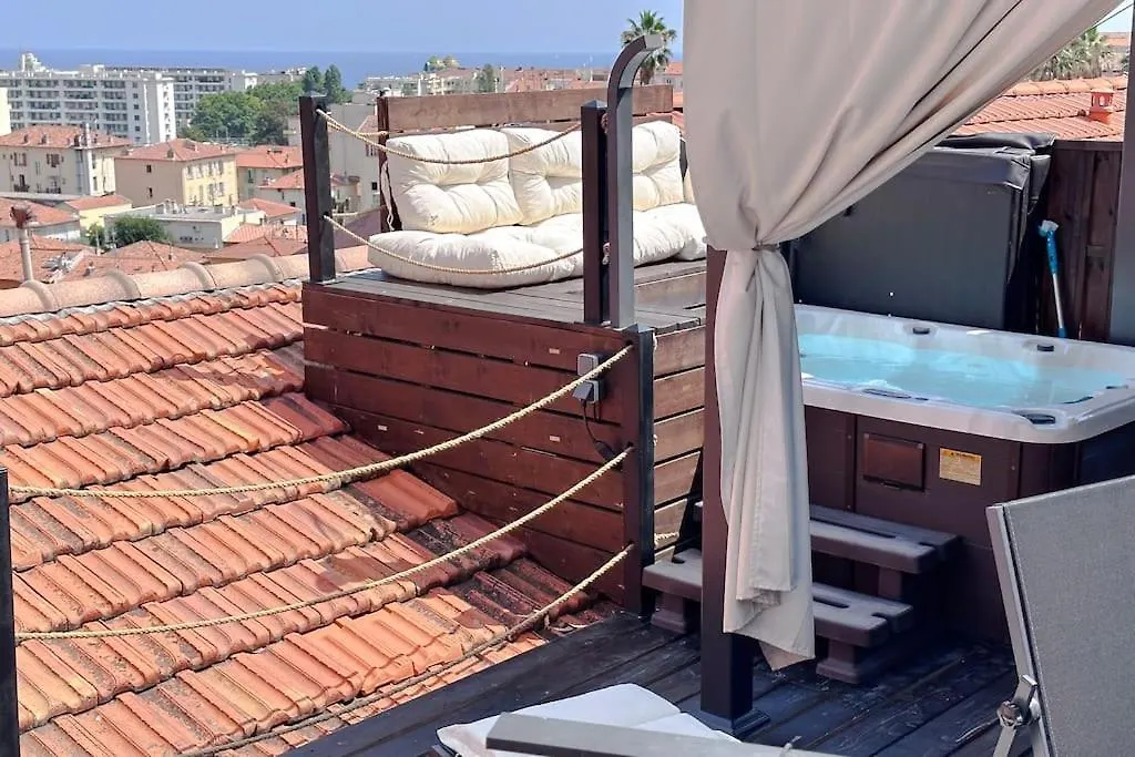 Rooftop, Spa & Breathtaking View Of Nice And Sea Διαμέρισμα